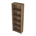 Βιβλιοθήκη Alantos Megapap χρώμα καρυδί 60x29,6x180εκ.