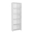 Βιβλιοθήκη Alantos Megapap χρώμα λευκό 60x29,6x180εκ.