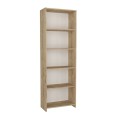 Βιβλιοθήκη Alantos Megapap χρώμα sapphire oak 60x29,6x180εκ.