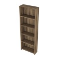 Βιβλιοθήκη Anfisa Megapap χρώμα καρυδί 58x22x170εκ.