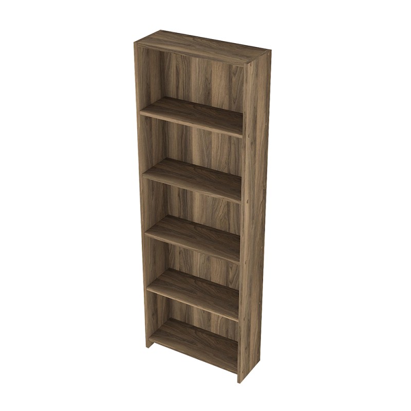 Βιβλιοθήκη Anfisa Megapap χρώμα καρυδί 58x22x170εκ.
