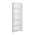 Βιβλιοθήκη Anfisa Megapap χρώμα λευκό 58x22x170εκ.