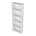 Βιβλιοθήκη Anfisa Megapap χρώμα λευκό 58x22x170εκ.