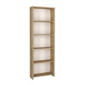 Βιβλιοθήκη Anfisa Megapap χρώμα sapphire oak 58x22x170εκ.