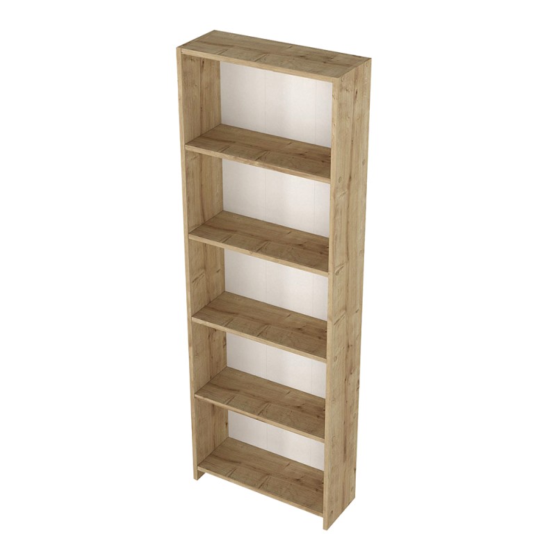 Βιβλιοθήκη Anfisa Megapap χρώμα sapphire oak 58x22x170εκ.