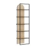 Βιβλιοθήκη Archy Megapap χρώμα sapphire oak 53x31,7x180εκ.