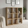 Βιβλιοθήκη Cube Megapap χρώμα sapphire oak 90x30x90εκ.