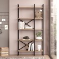 Βιβλιοθήκη Dusan Megapap χρώμα sepet oak 87,5x30x175εκ.