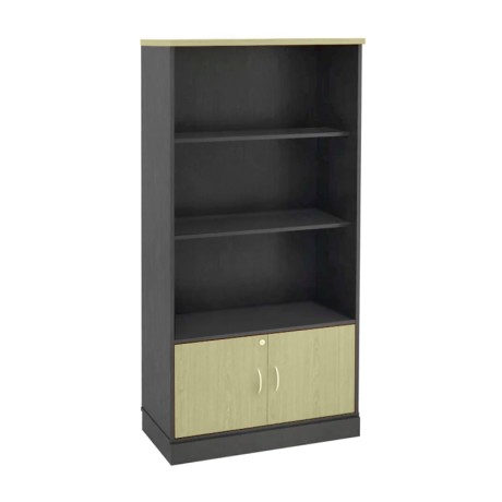BOOKCASE-A DG/Beech, 80x40x172