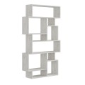 Karmato Megapap melamine bookcase in ancient white color 96x25,5x168,5cm.