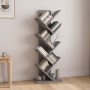 Βιβλιοθήκη Maxy Megapap χρώμα γκρι σκυροδέματος 45x26,4x120εκ.