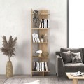 Βιβλιοθήκη Perla Megapap χρώμα sepet oak 48x22x170εκ.