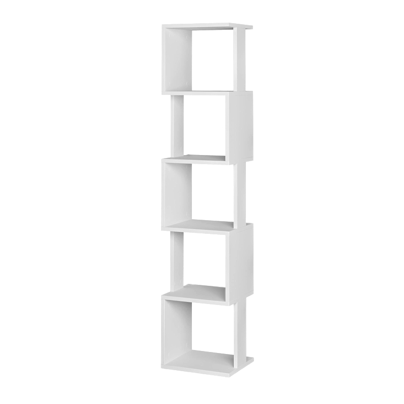 Piri Megapap melamine bookcase in white color 35x30x161cm.