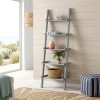 Βιβλιοθήκη - ραφιέρα Shelf από μελαμίνη σε χρώμα γκρι 56x32x189εκ.