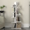 Βιβλιοθήκη Tree Megapap χρώμα λευκό 45x21,4x121,8εκ.