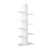 Βιβλιοθήκη Tree Megapap χρώμα λευκό 45x21,4x121,8εκ.