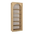 Βιβλιοθήκη Voila Megapap χρώμα sepet oak 74x35x180εκ.