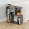 Βοηθητικό τραπεζάκι Homemania Megapap χρώμα ανθρακί 60x20x60εκ.