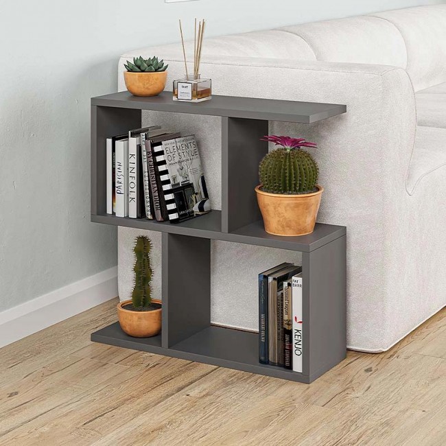 Βοηθητικό τραπεζάκι Homemania Megapap χρώμα ανθρακί 60x20x60εκ. Βοηθητικό τραπεζάκι Homemania Megapap χρώμα ανθρακί 60x20x60εκ.