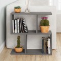 Βοηθητικό τραπεζάκι Homemania Megapap χρώμα ανθρακί 60x20x60εκ.