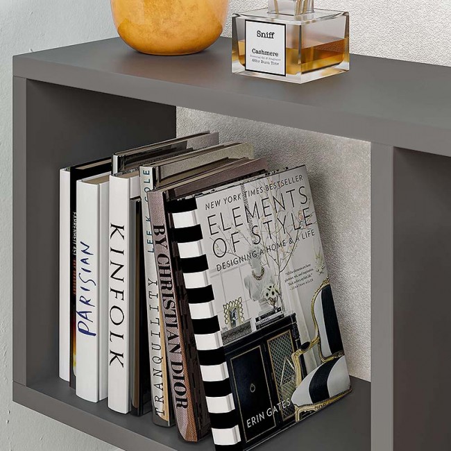 Βοηθητικό τραπεζάκι Homemania Megapap χρώμα ανθρακί 60x20x60εκ. Βοηθητικό τραπεζάκι Homemania Megapap χρώμα ανθρακί 60x20x60εκ.