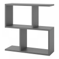 Βοηθητικό τραπεζάκι Homemania Megapap χρώμα ανθρακί 60x20x60εκ.
