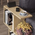 Βοηθητικό τραπεζάκι Homemania Megapap χρώμα φυσικό οξιάς 60x20x60εκ.