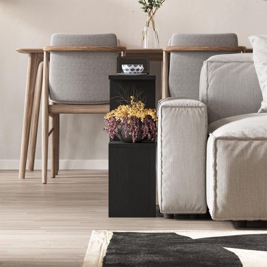 Τραπεζάκι βοηθητικό Homemania Megapap χρώμα μαύρο 60x20x60εκ.