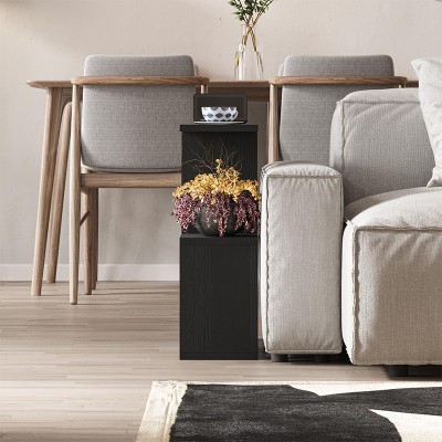 Τραπεζάκι βοηθητικό Homemania Megapap χρώμα μαύρο 60x20x60εκ.