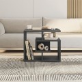 Labirent Megapap melamine side table in anthracite color 54x40x45cm.