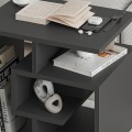 Labirent Megapap melamine side table in anthracite color 54x40x45cm.