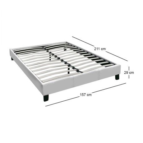 Υπόστρωμα Wilton τεχνόδερμα χρώμα λευκό 150x200εκ.
