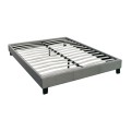 Υπόστρωμα Wilton διπλό με ύφασμα σε χρώμα γκρι 160x200εκ.