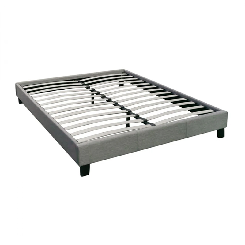 Υπόστρωμα Wilton διπλό με ύφασμα σε χρώμα γκρι 160x200εκ.
