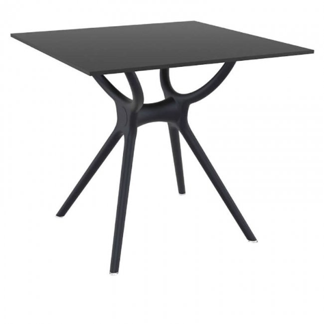 ΑΙΡ ΤΡΑΠΕΖΙ 80Χ80εκ. BLACK LAMINATE 12mm - 20.0182
