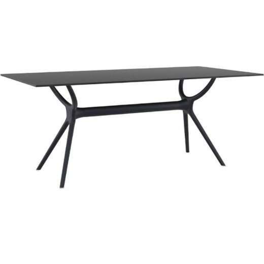 ΑΙΡ ΤΡΑΠΕΖΙ 180Χ90εκ. BLACK LAMINATE 12mm - 20.0186