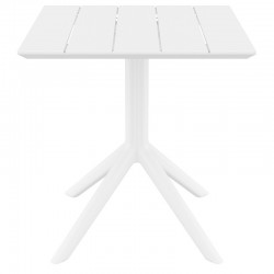 PARIS WHITE 70X70X74εκ. ΤΡΑΠΕΖΙ ΠΟΛ/ΝΙΟΥ