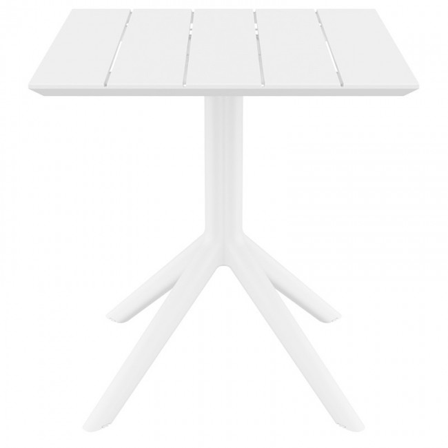 PARIS WHITE 70X70X74εκ. ΤΡΑΠΕΖΙ ΠΟΛ/ΝΙΟΥ