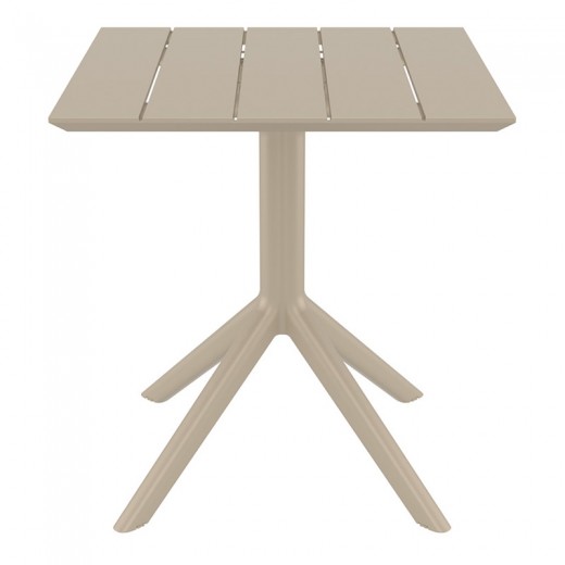 PARIS TAUPE 70X70X74εκ. ΤΡΑΠΕΖΙ ΠΟΛ/ΝΙΟΥ