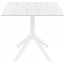 PARIS WHITE 80X80X74εκ. ΤΡΑΠΕΖΙ ΠΟΛ/ΝΙΟΥ