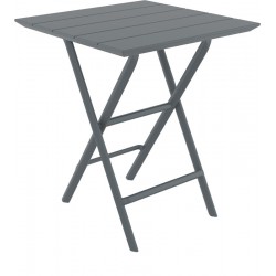HELEN DARK GREY 60Χ60X74εκ. ΤΡΑΠΕΖΙ ΠΤΥΣ/ΝΟ ΠΟΛ/ΝΙΟΥ