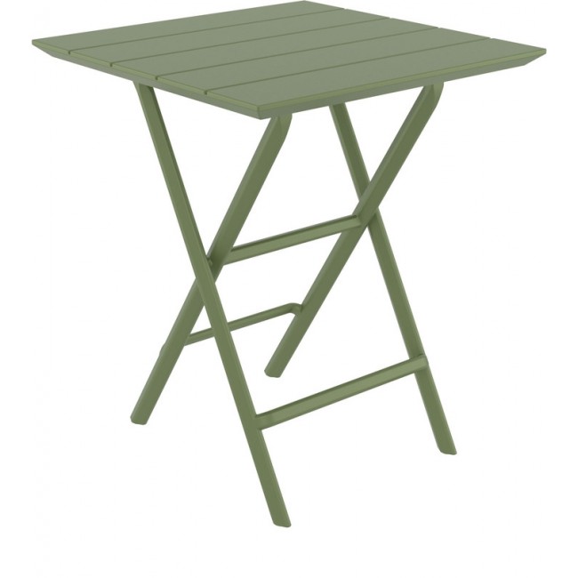 HELEN OLIVE GREEN 60Χ60X74εκ. ΤΡΑΠΕΖΙ ΠΤΥΣ/ΝΟ ΠΟΛ/ΝΙΟΥ