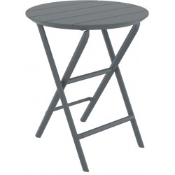 HELEN DARK GREY Φ60X74εκ. ΤΡΑΠΕΖΙ ΠΤΥΣ/ΝΟ ΠΟΛ/ΝΙΟΥ