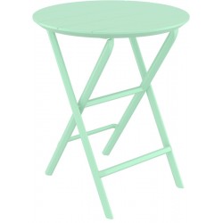 HELEN OPALINE GREEN Φ60X74εκ. ΤΡΑΠΕΖΙ ΠΤΥΣ/ΝΟ ΠΟΛ/ΝΙΟΥ