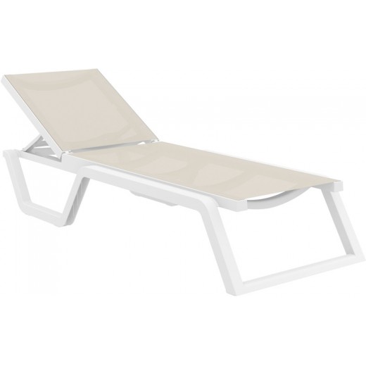 RIO ΞΑΠΛΩΣΤΡΑ WHITE/TAUPE ΠΟΛ/ΝΙΟΥ