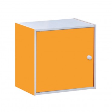 Ντουλάπι Decon Cube από μελαμίνη σε χρώμα πορτοκαλί 40x29x40εκ.
