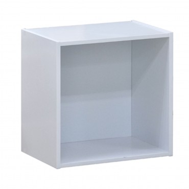 Κουτί ανοιχτό Decon Cube από μελαμίνη σε χρώμα λευκό 40x29x40εκ.