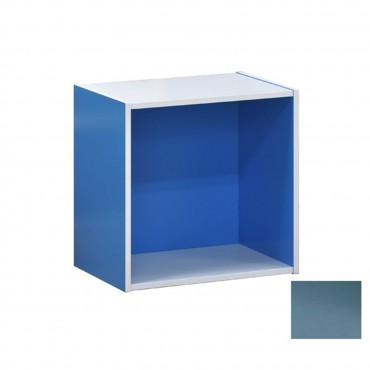 Κουτί ανοιχτό Decon Cube από μελαμίνη σε χρώμα μπλε 40x29x40εκ.