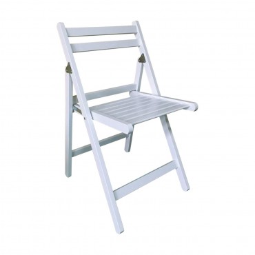 Extra Βοηθητική Καρέκλα Πτυσσόμενη Άσπρη