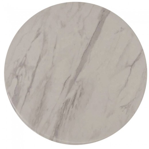 Επιφάνεια τραπεζιού Contract Sliq σε χρώμα Marble Φ60cm/16mm